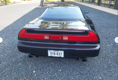 1994 Acura NSX in Berlina Black over Tan