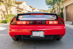 1993 Acura NSX in Formula Red over Black