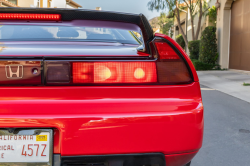 1993 Acura NSX in Formula Red over Black