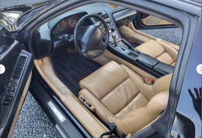 1994 Acura NSX in Berlina Black over Tan