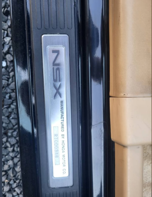 1994 Acura NSX in Berlina Black over Tan