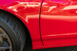 1993 Acura NSX in Formula Red over Black