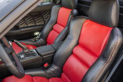 1993 Acura NSX in Formula Red over Black