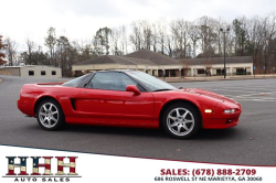 1992 Acura NSX in Formula Red over Black