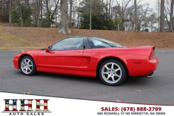 1992 Acura NSX in Formula Red over Black