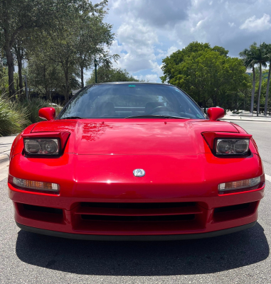 1992 Acura NSX in Formula Red over Black