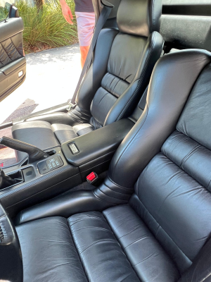 1992 Acura NSX in Formula Red over Black