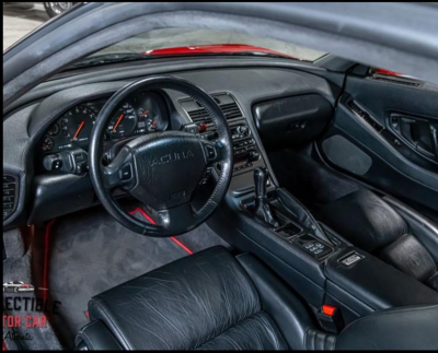 1992 Acura NSX in Formula Red over Black