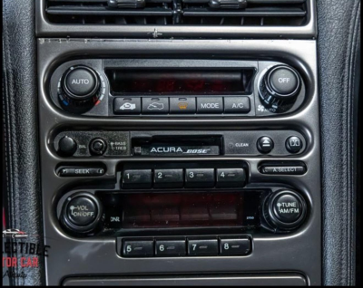 1992 Acura NSX in Formula Red over Black