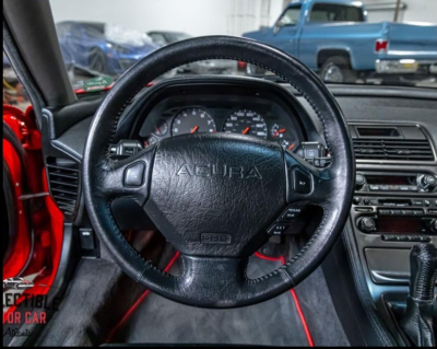 1992 Acura NSX in Formula Red over Black