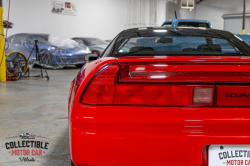 1992 Acura NSX in Formula Red over Black