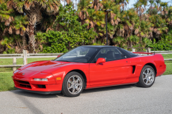 1992 Acura NSX in Formula Red over Black