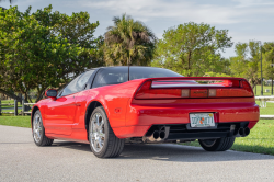 1992 Acura NSX in Formula Red over Black
