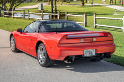1992 Acura NSX in Formula Red over Black