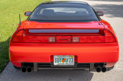 1992 Acura NSX in Formula Red over Black