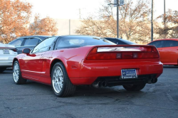 1992 Acura NSX in Formula Red over Black