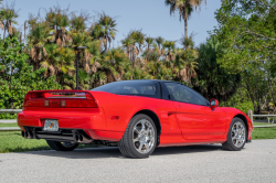 1992 Acura NSX in Formula Red over Black