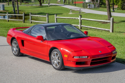 1992 Acura NSX in Formula Red over Black