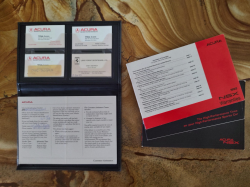 1992 Acura NSX in Formula Red over Black