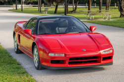 1992 Acura NSX in Formula Red over Black