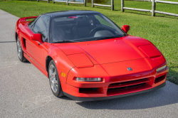 1992 Acura NSX in Formula Red over Black