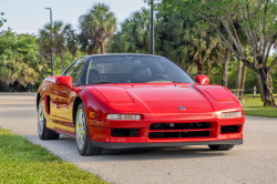 1992 Acura NSX in Formula Red over Black