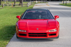 1992 Acura NSX in Formula Red over Black