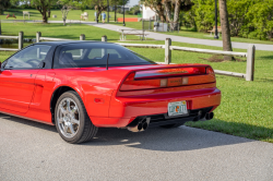1992 Acura NSX in Formula Red over Black