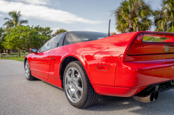 1992 Acura NSX in Formula Red over Black