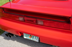 1992 Acura NSX in Formula Red over Black