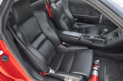 1992 Acura NSX in Formula Red over Black