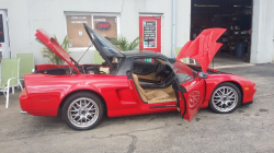 1994 Acura NSX in Formula Red over Tan