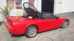 1994 Acura NSX in Formula Red over Tan