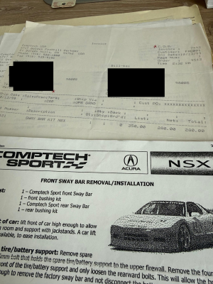 1995 Acura NSX in Berlina Black over Black