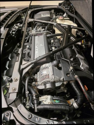 1996 Acura NSX in Berlina Black over Black