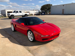 1993 Acura NSX in Formula Red over Black