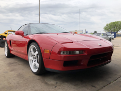 1993 Acura NSX in Formula Red over Black