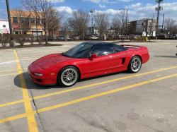 1993 Acura NSX in Formula Red over Black