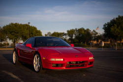 1993 Acura NSX in Formula Red over Black