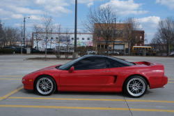 1993 Acura NSX in Formula Red over Black