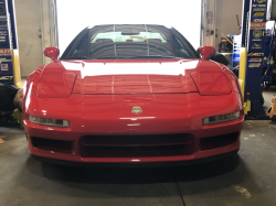 1993 Acura NSX in Formula Red over Black