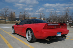 1993 Acura NSX in Formula Red over Black