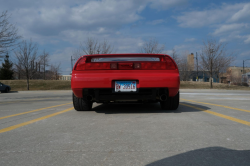 1993 Acura NSX in Formula Red over Black