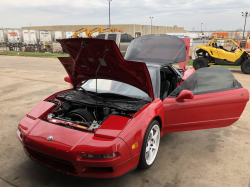 1993 Acura NSX in Formula Red over Black