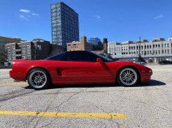 1993 Acura NSX in Formula Red over Black