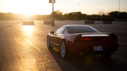 1993 Acura NSX in Formula Red over Black