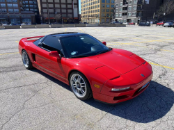 1993 Acura NSX in Formula Red over Black