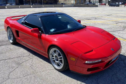 1993 Acura NSX in Formula Red over Black