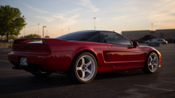 1993 Acura NSX in Formula Red over Black