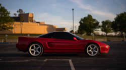 1993 Acura NSX in Formula Red over Black